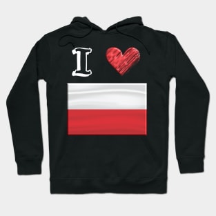 I love Flag from Polen Hoodie